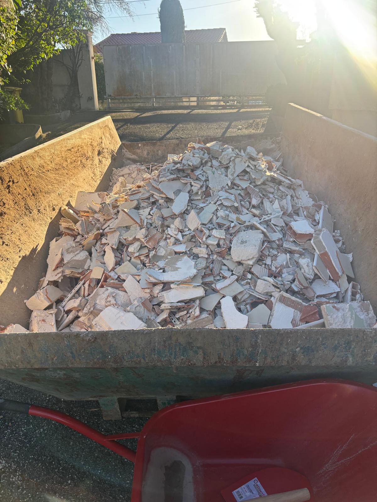 Démolition - préparation des volumes