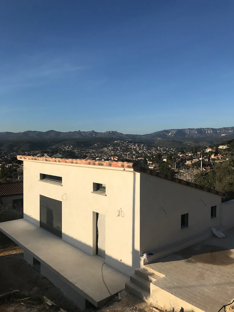 Fin de chantier - vue d'ensemble